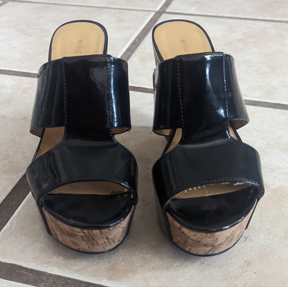 Nine West platform wedges